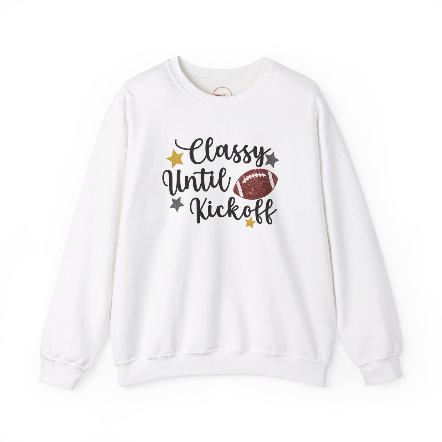 Classy Until Kickoff Crewneck