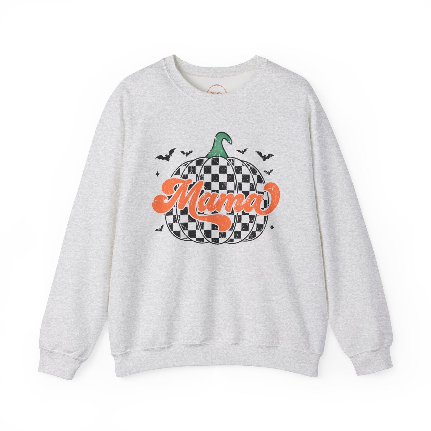 Checkered Pumpkin Mama Crewneck