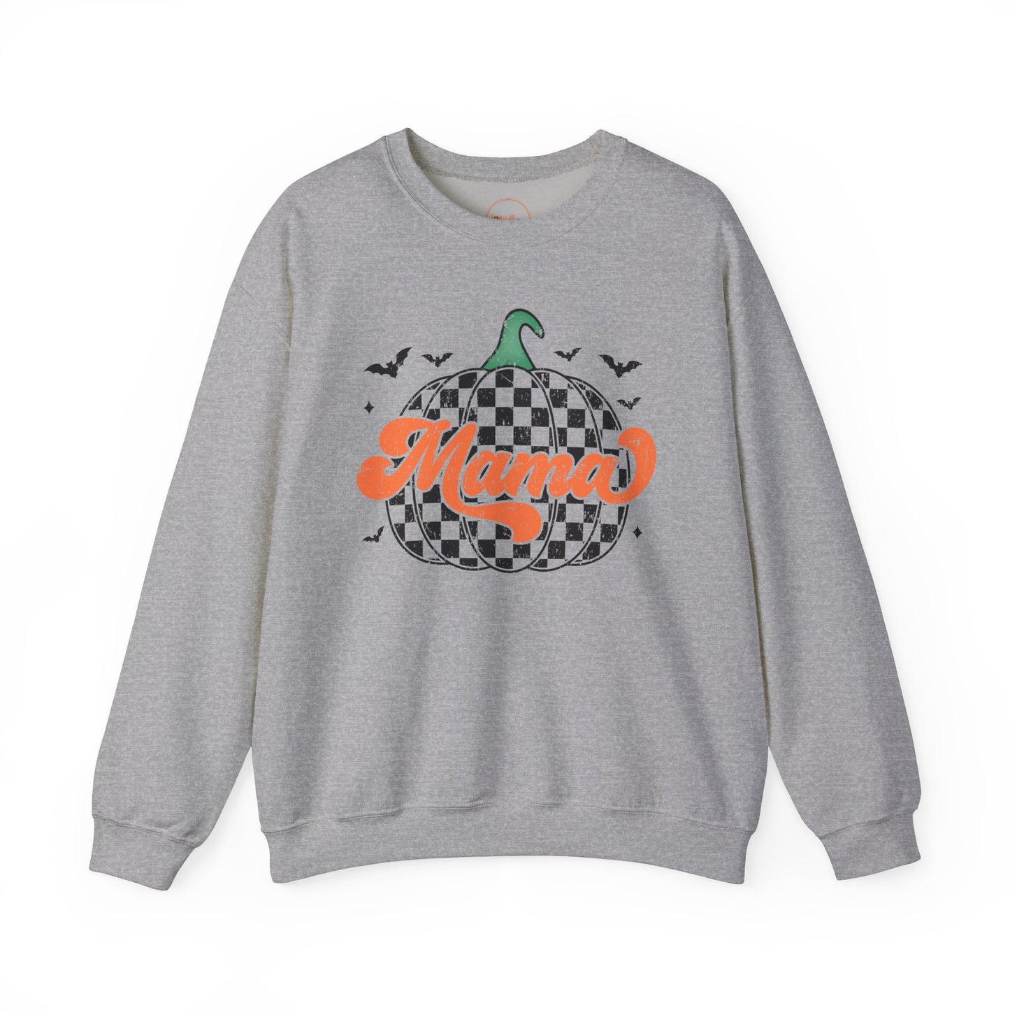 Checkered Pumpkin Mama Crewneck