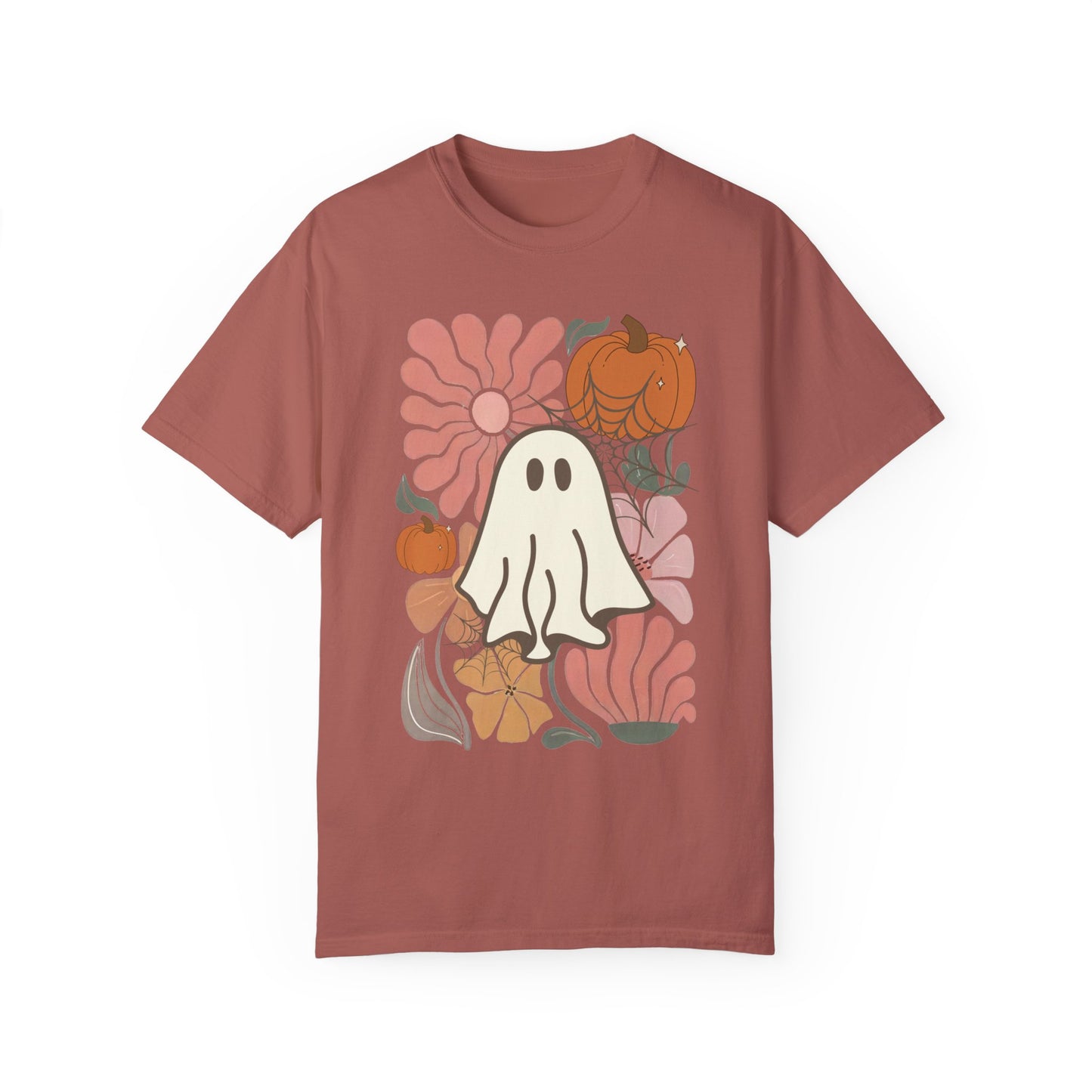 Vintage Ghost and Pumpkin Tee