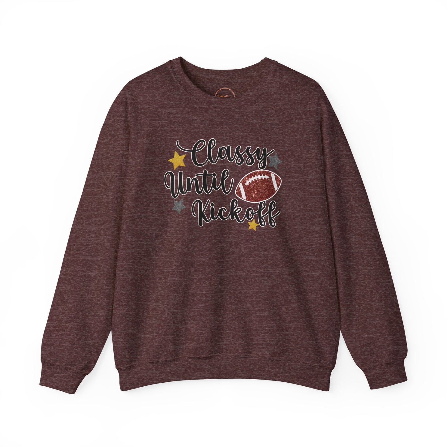 Classy Until Kickoff Crewneck