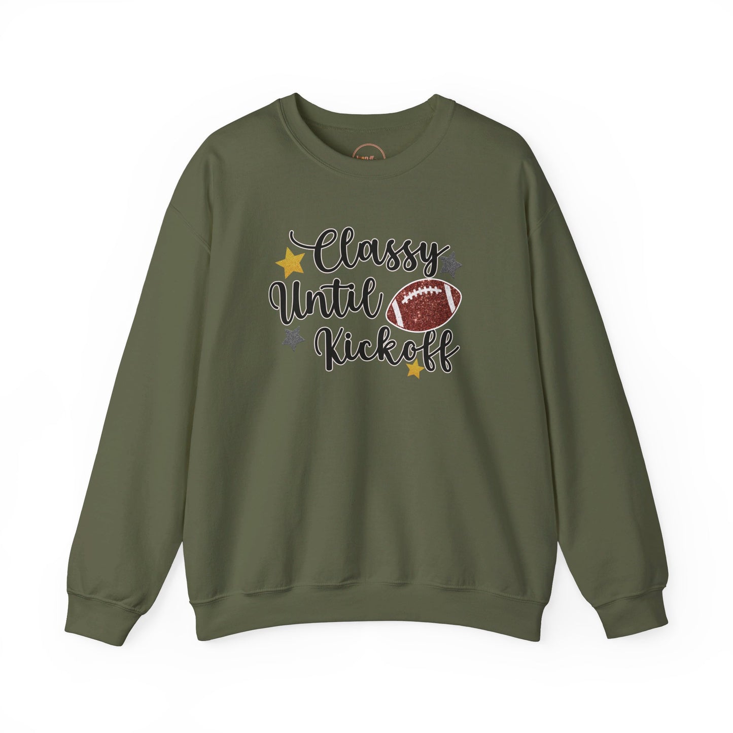 Classy Until Kickoff Crewneck