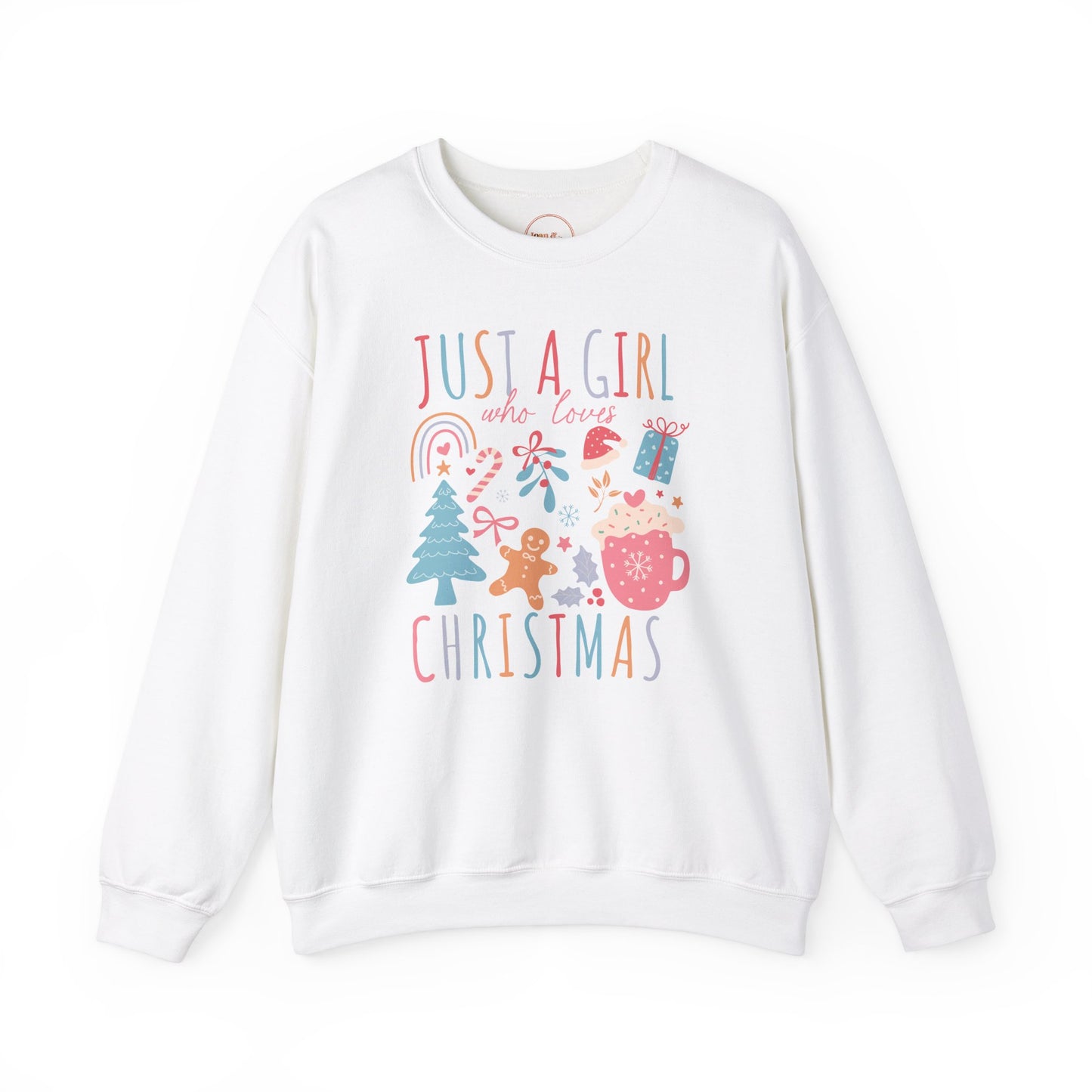 Just a Girl Who Loves Christmas Crewneck