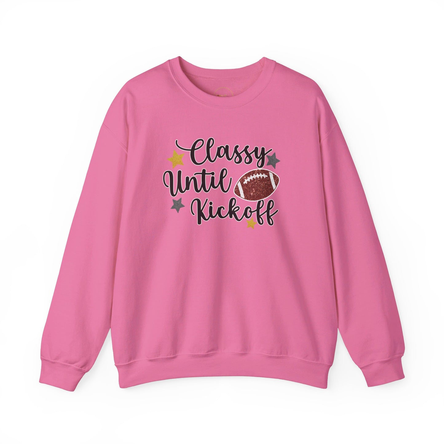 Classy Until Kickoff Crewneck