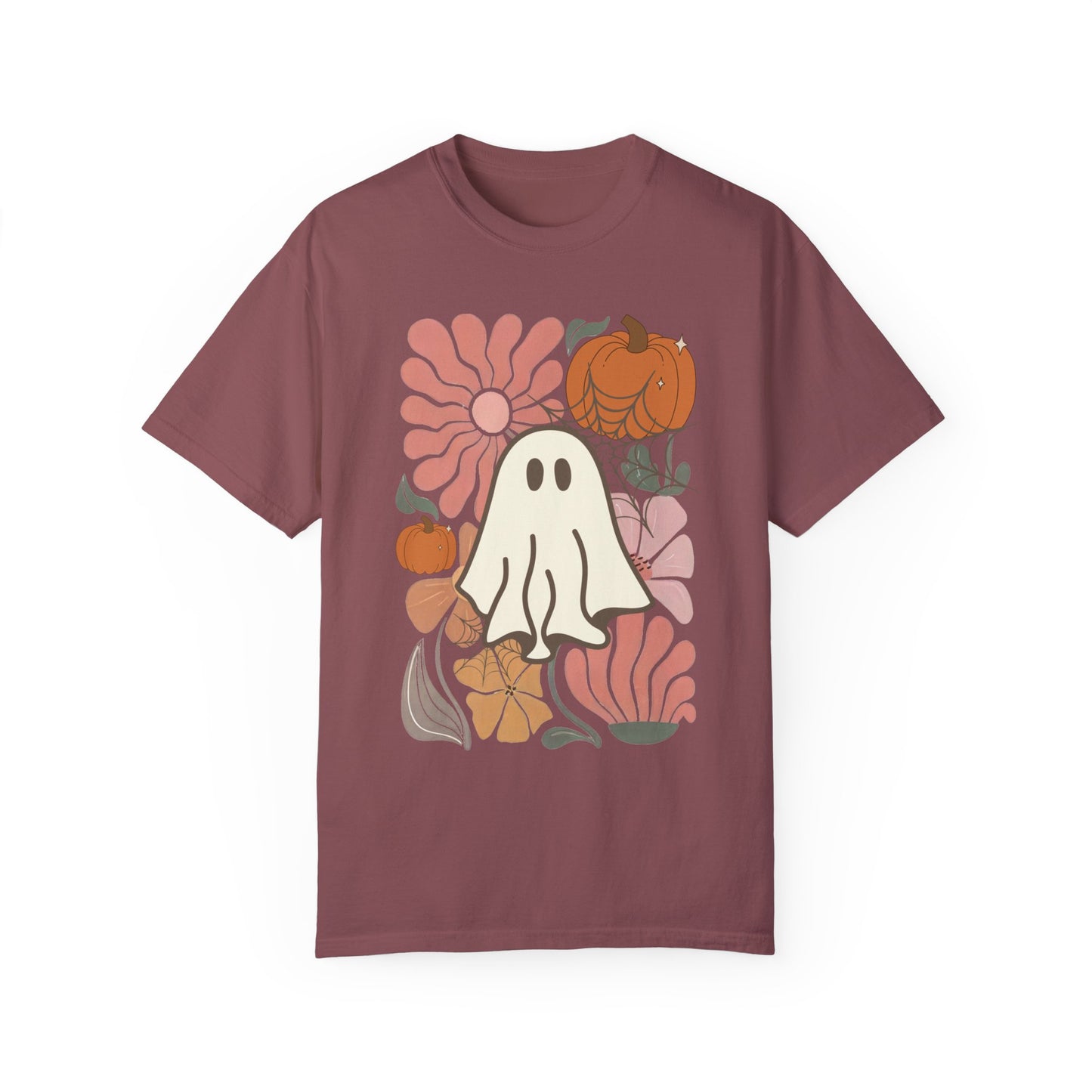 Vintage Ghost and Pumpkin Tee