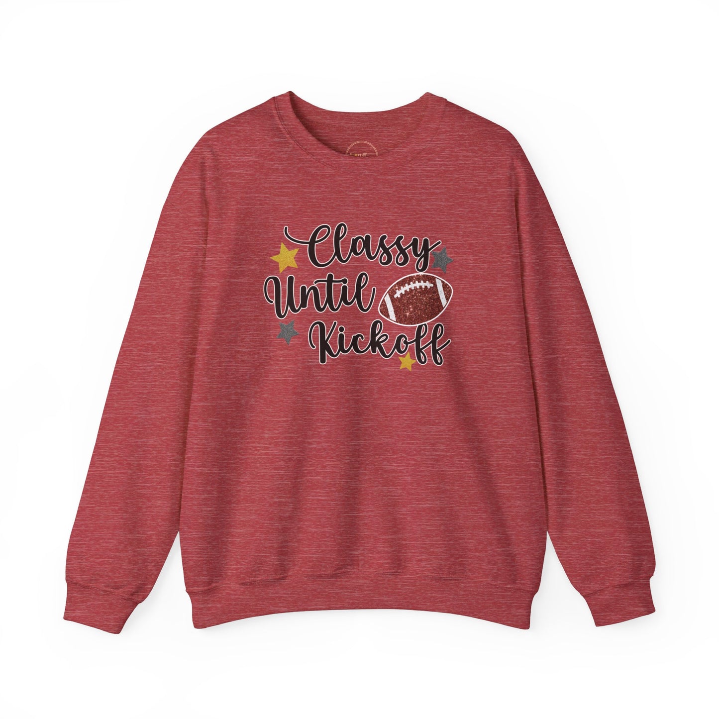 Classy Until Kickoff Crewneck