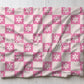 Checks & Daisies Velveteen Plush Blanket