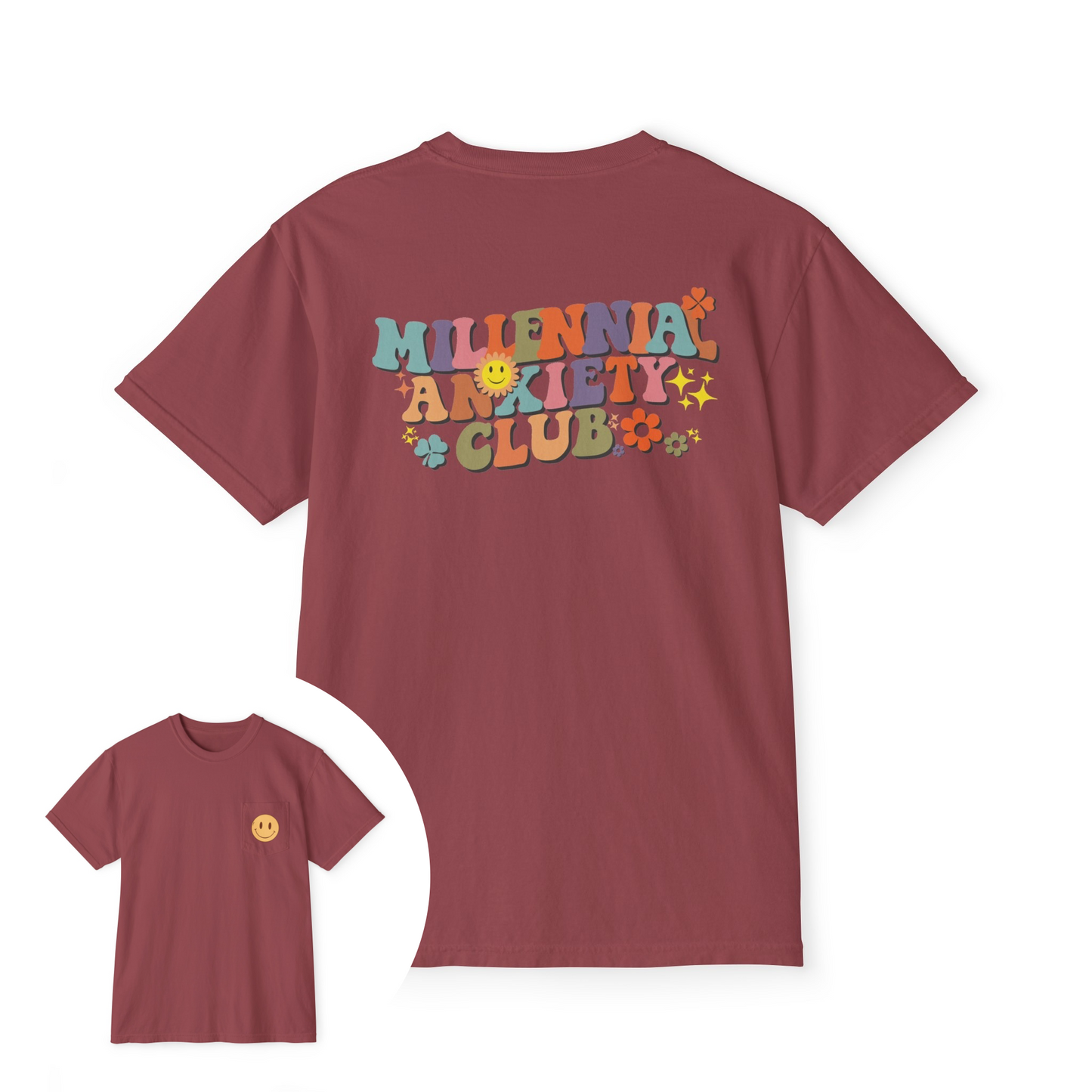 Millennial Anxiety Club Retro Tee