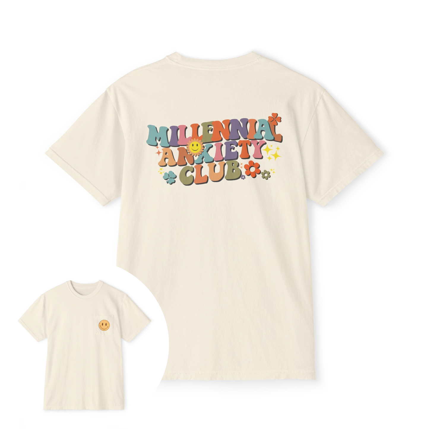 Millennial Anxiety Club Retro Tee