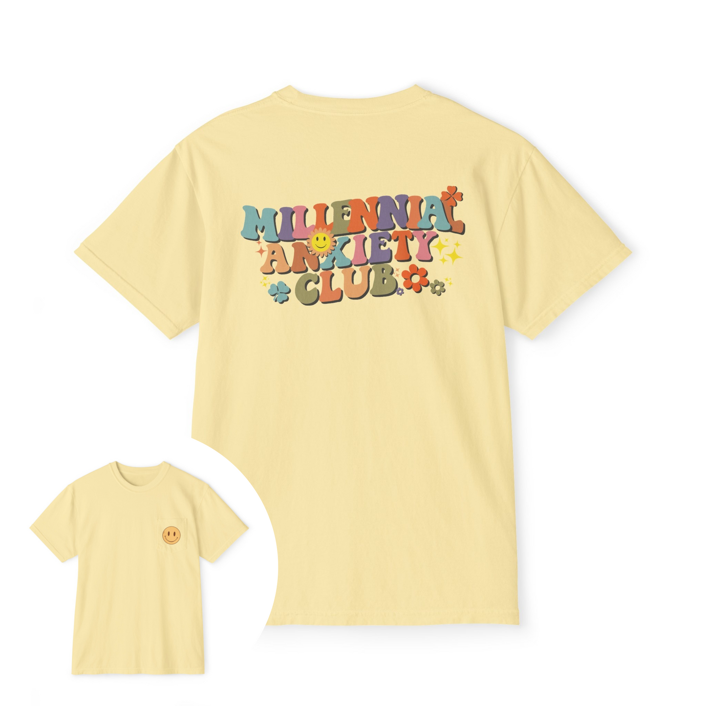 Millennial Anxiety Club Retro Tee