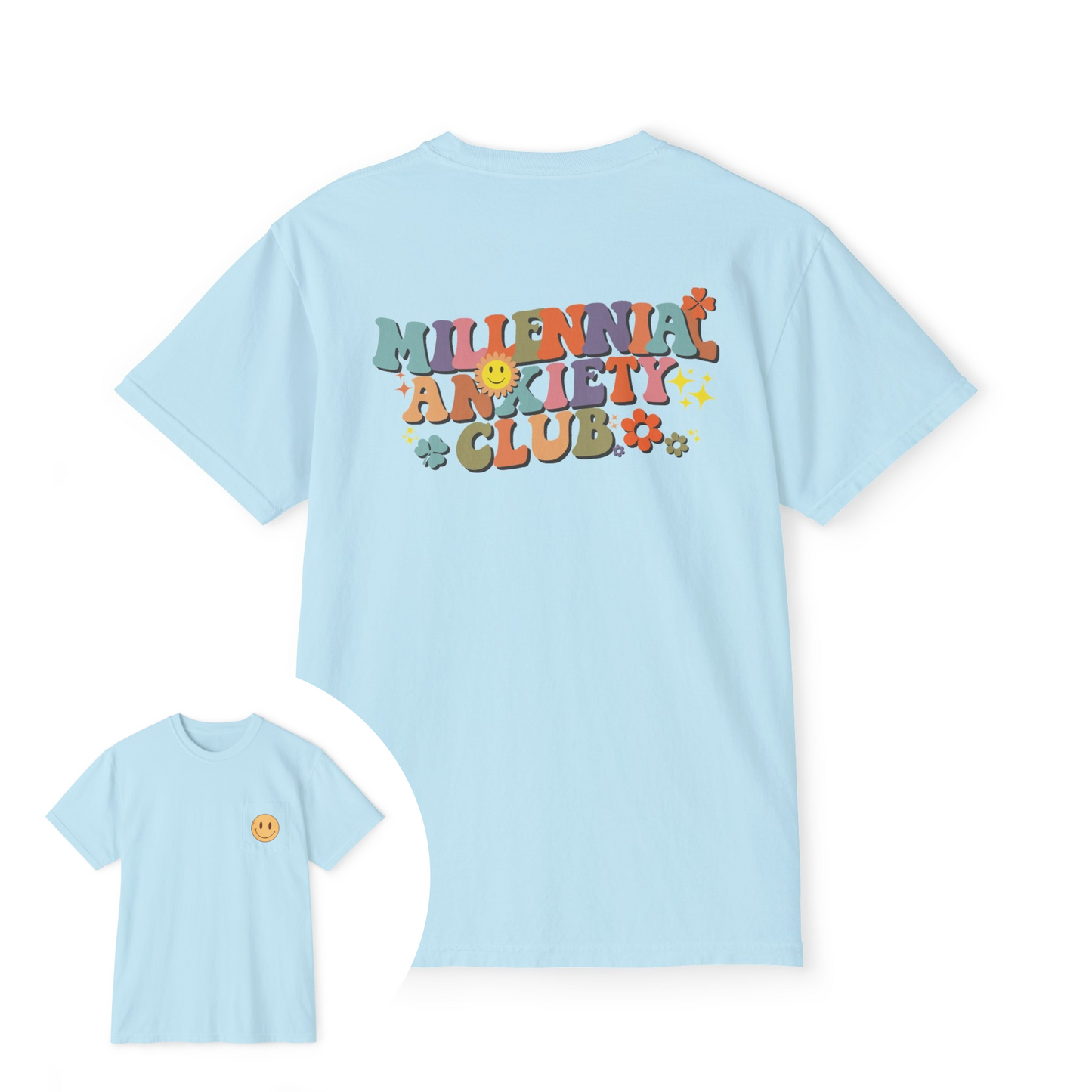 Millennial Anxiety Club Retro Tee