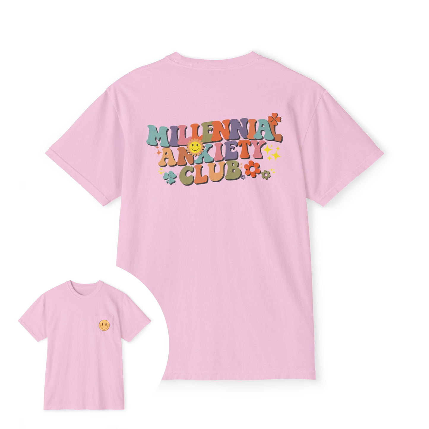 Millennial Anxiety Club Retro Tee