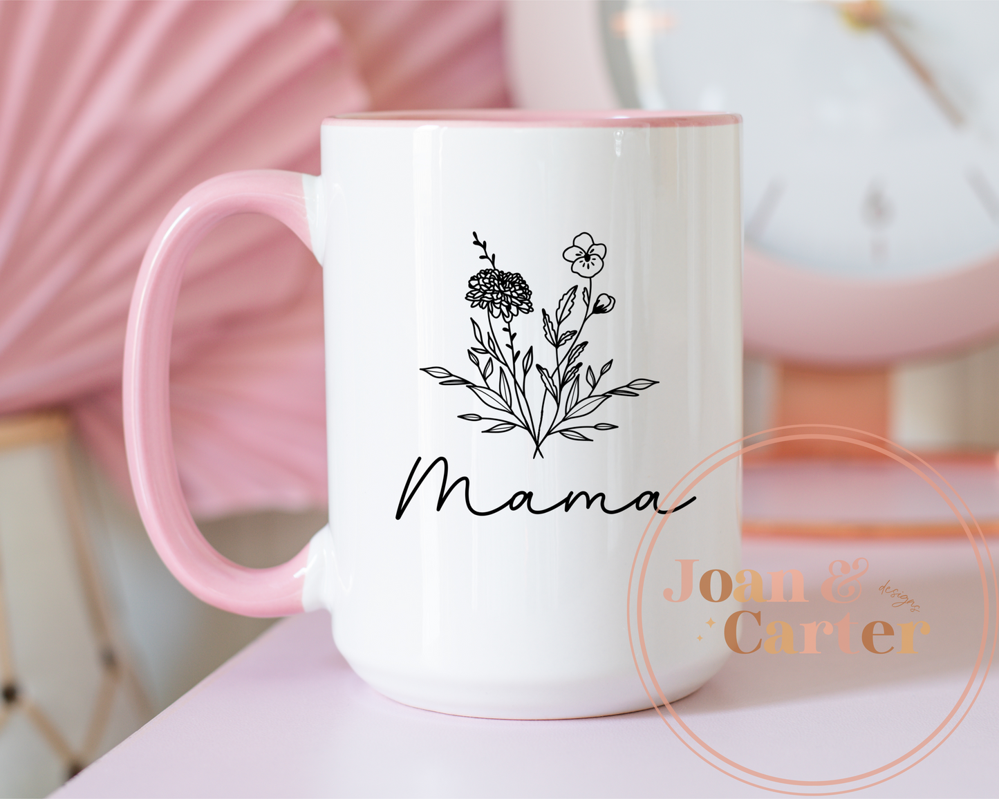 Birth Flower Mug (customizable)